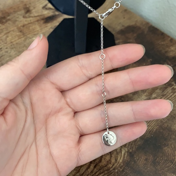 Crystal Circle Necklace and Earring Set - Picture 4 of 4